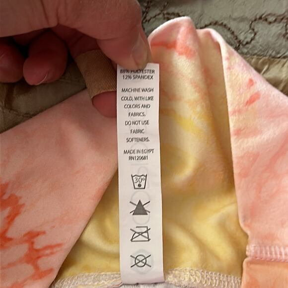 Scorpio Sol | Vinyasa High Wasit Legging Sunset Splash Tie Dye Size XS - Picture 8 of 13